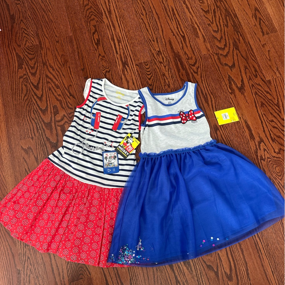 Disney Red and Blue Kids Dresses size 10/12